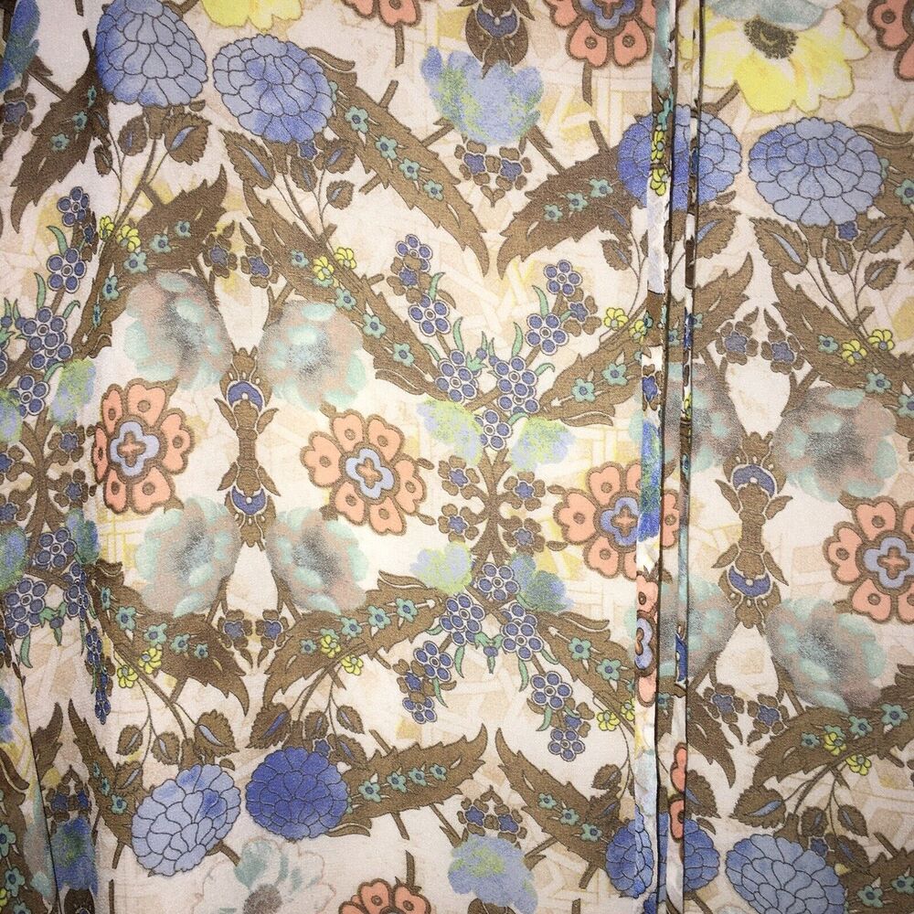 Umgee Boho Floral Mini Dress With Bell Sleeves Size Small - Picture 4 of 8